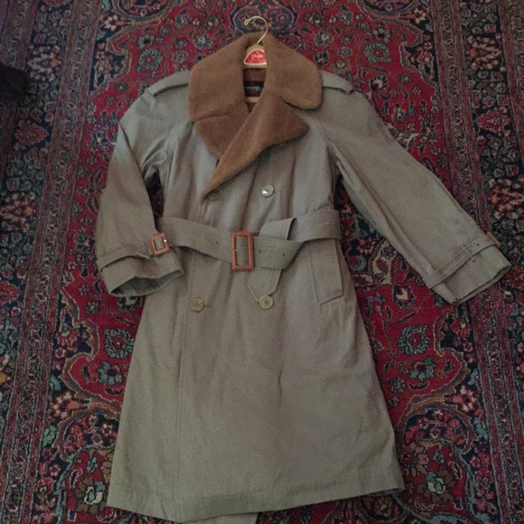 Invertere Jackets Coats Vintage Invertere Alpaca Lined Trench Coat Poshmark